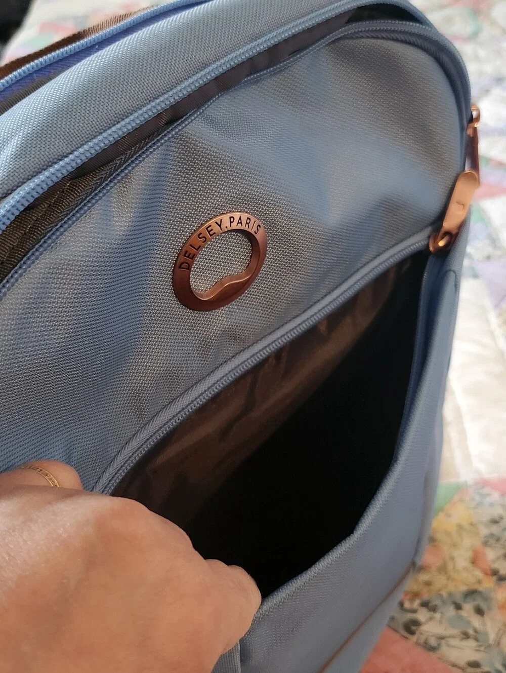 Delsey Paris Ramey Sky Blue Backpack